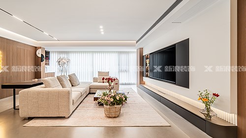 180m²奶油中古的溫柔風(fēng)，一吹入夢|長沙全屋整裝